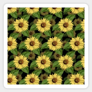 Sunflowers Pattern Sticker